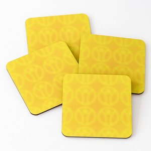 Over Printed Wooden Tea Serving Coasters 4 Pieces Set Slate Coasters <strong>Table</strong> Mats Placemats Coasters for Drinks Kitchen Supplies - Product Image 5