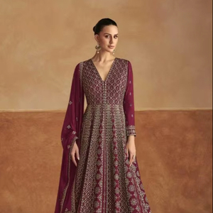 Gulkayra Nagma Chinon Online Wholesale Indian &amp; Pakistani Kurti Gown - Product Image 2