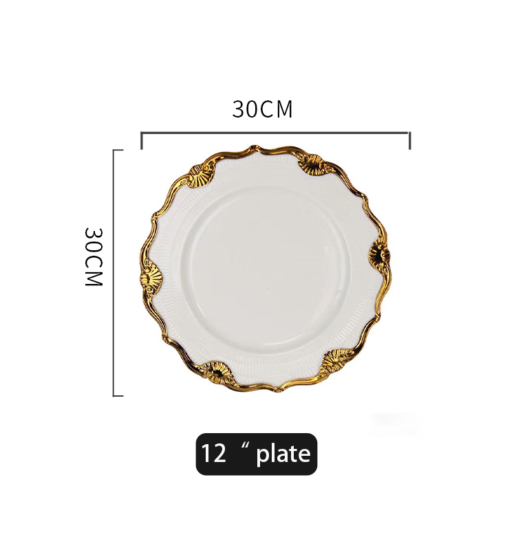 12" round Plate