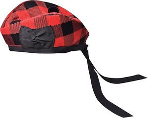 Handmade len glengarry cap với tùy chỉnh huy hiệu và băng - Product Image 4