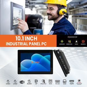 PC de panel integrado todo en uno Computadora de pantalla táctil industrial con procesador Celeron J6412 (soporte ODM/OEM) - Product Image 2
