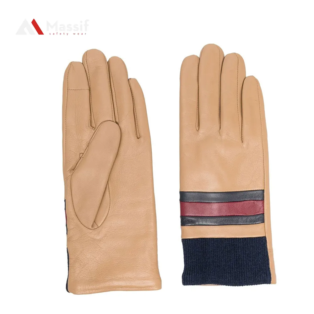Protección de manos Dedo completo Manguito elástico Guantes de conductor Trabajo DE SEGURIDAD Guantes de conductor personalizados
