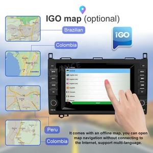 สเตอริโอสำหรับรถยนต์ jmance 8นิ้ว Android แบบพกพา DSP เครื่องขยายสัญญาณ GPS RGB CarPlay 2 DIN เฟรมสำหรับ Mercedes Benz B-Class W245 2005-2011 - Product Image 6