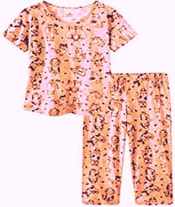 ชุดนอนสำหรับผู้หญิง,เครื่องแต่งกาย Daisyapparel Min India พิมพ์ลายทั้งตัวยาวครึ่งแขนปรับแต่งกางเกงได้3/4สี - Product Image 4