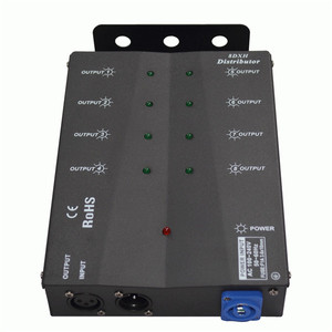 8DXH DMX-Verteiler DMX512-Controller beleuchtet Konsolen dimmer zum Verteilen von DMX-Bühnen geräten und Licht phasen aufführungen - Product Image 2