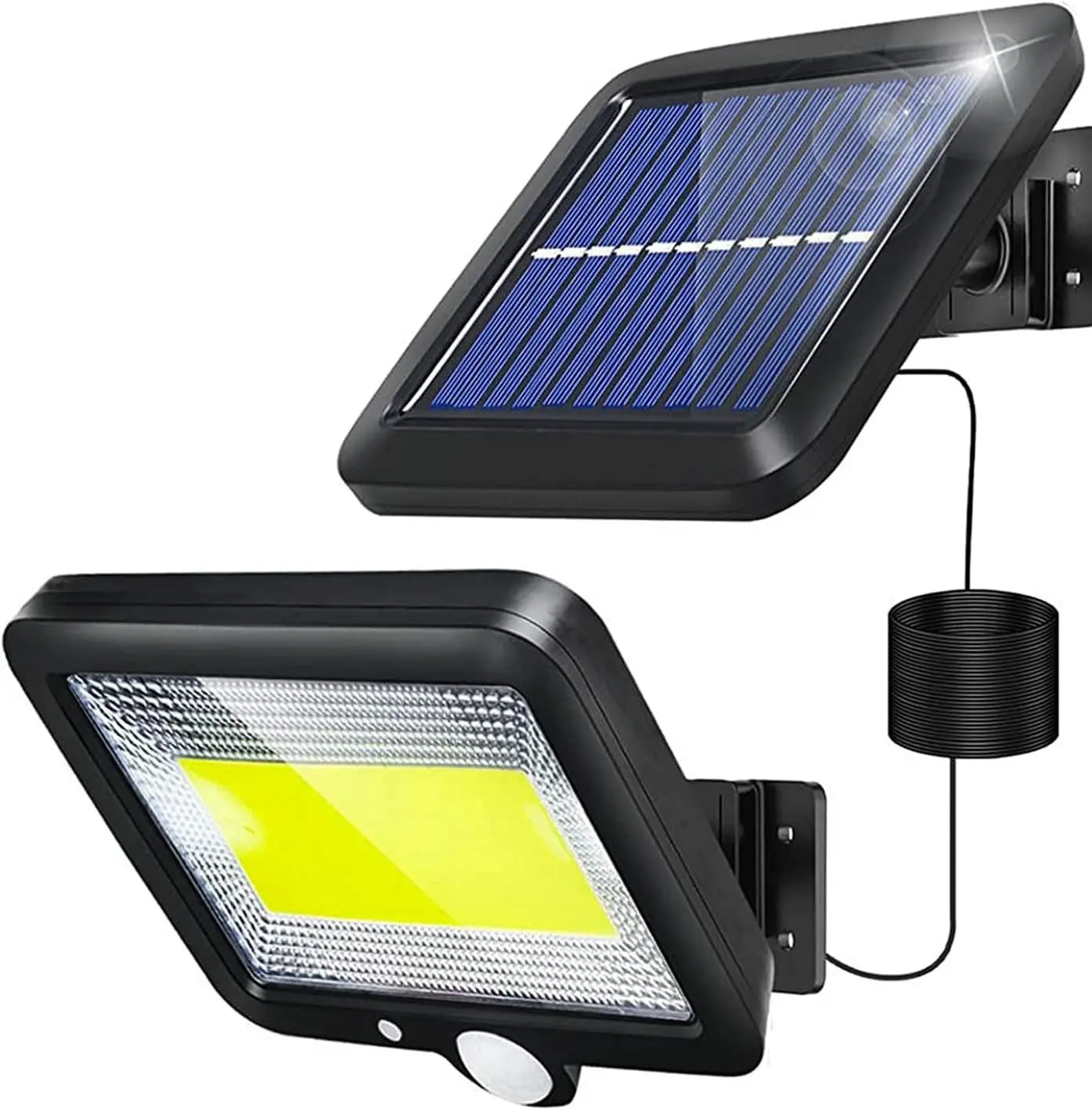 Новая Солнечная лампа 120 светодиодный настенный светильник IP65 водонепроницаемый материал ABS легко установить настенные защитные светильники