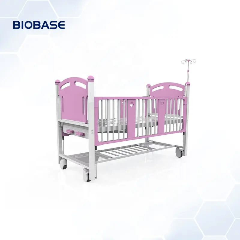 BIOBASE manual hospital bed firm and durable hand crank asily closed and locked Child Bed for hospital