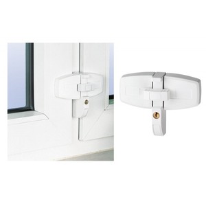 <strong>Window</strong> Lock ABUS (type DFS95WEK) for 2-winged <strong>window</strong>, BB - White