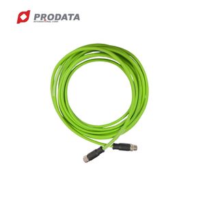 M12 düz 4A 250V 4 Pin erkek D kod kablosu - Product Image 1