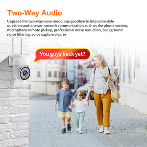 Gran Angular CCTV Audio bidireccional Visión nocturna Función de reinicio Sensor CMOS Reflector Compatible con tarjeta de memoria en la nube Cámara de seguridad de datos - Product Image 5