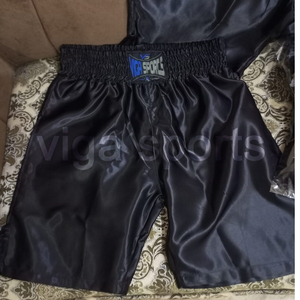 מכנסיים קצרים סאטן איגרוף מקצועי להתאמה אישית, ביצועים גבוהים עמיד הדפסה בגדלים מושלמים עיצובים מותאמים אישית