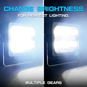 Color Changing Wireless Remote Control <strong>24V</strong> Head Bulldozer Excavator Tractor Intelligent Multifunctional <strong>Lamp</strong> 12V LED Work Light - Product Image 4