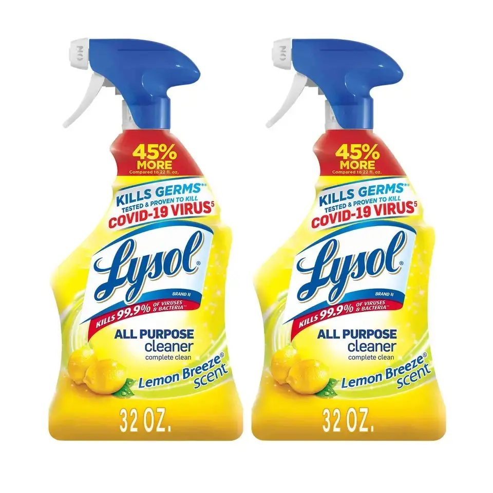 Partagez Lysol Nettoyant tout usage, Spray désinfectant et désinfectant, pour nettoyer et désodoriser, L