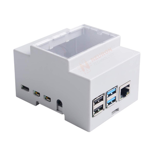 <strong>Case</strong> for <strong>Raspberry</strong> <strong>Pi</strong> 4B/3, DIN Rail <strong>Case</strong> Cover Enclosure with Fan for <strong>Raspberry</strong> <strong>Pi</strong> 4 - Product Image 6