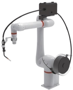 Einfache Programmierung 6-Achsen 5-16kg Kol labor ativer Schweiß roboter mit Trolley Workstation - Product Image 3