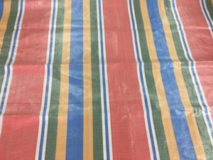 2025 Best Seller for Colorful Stripe <strong>PE</strong> Tarpaulin Durable <strong>UV</strong> <strong>Treated</strong> Tarpaulin <strong>Roll</strong> Made in Vietnam for Export Worldwide