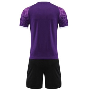 Conjunto de camisetas de fútbol de nuevo estilo personalizado para hombre, camiseta de manga corta de Color sólido, técnica de sublimación de estilo único, grupo de tallas juveniles - Product Image 2