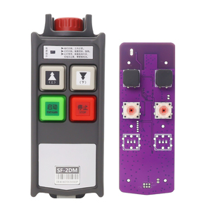 Alta relación calidad-precio Plataforma de control remoto de grúa de 2 botones Polipasto eléctrico Control remoto Fácil operación para cargas pesadas - Product Image 3