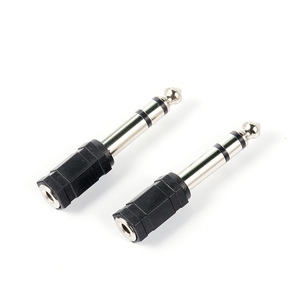 6.35毫米公到3.5毫米母耳机立体声音频连接器 - Product Image 1