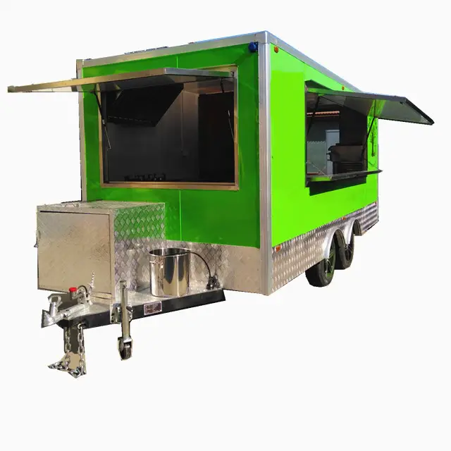 Wholesale Price Mobile Hotdog Food Trucks Mobile Ice Cream Food Truck Crepe Food Cart for Sale Frozen Car Italy Kingdom