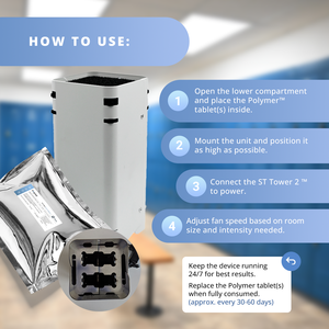 Neutraliseur d'odeurs en polymère bleu, désodorisant pour les odeurs de sueur, de fumée et de solvants, produit fini - Product Image 6