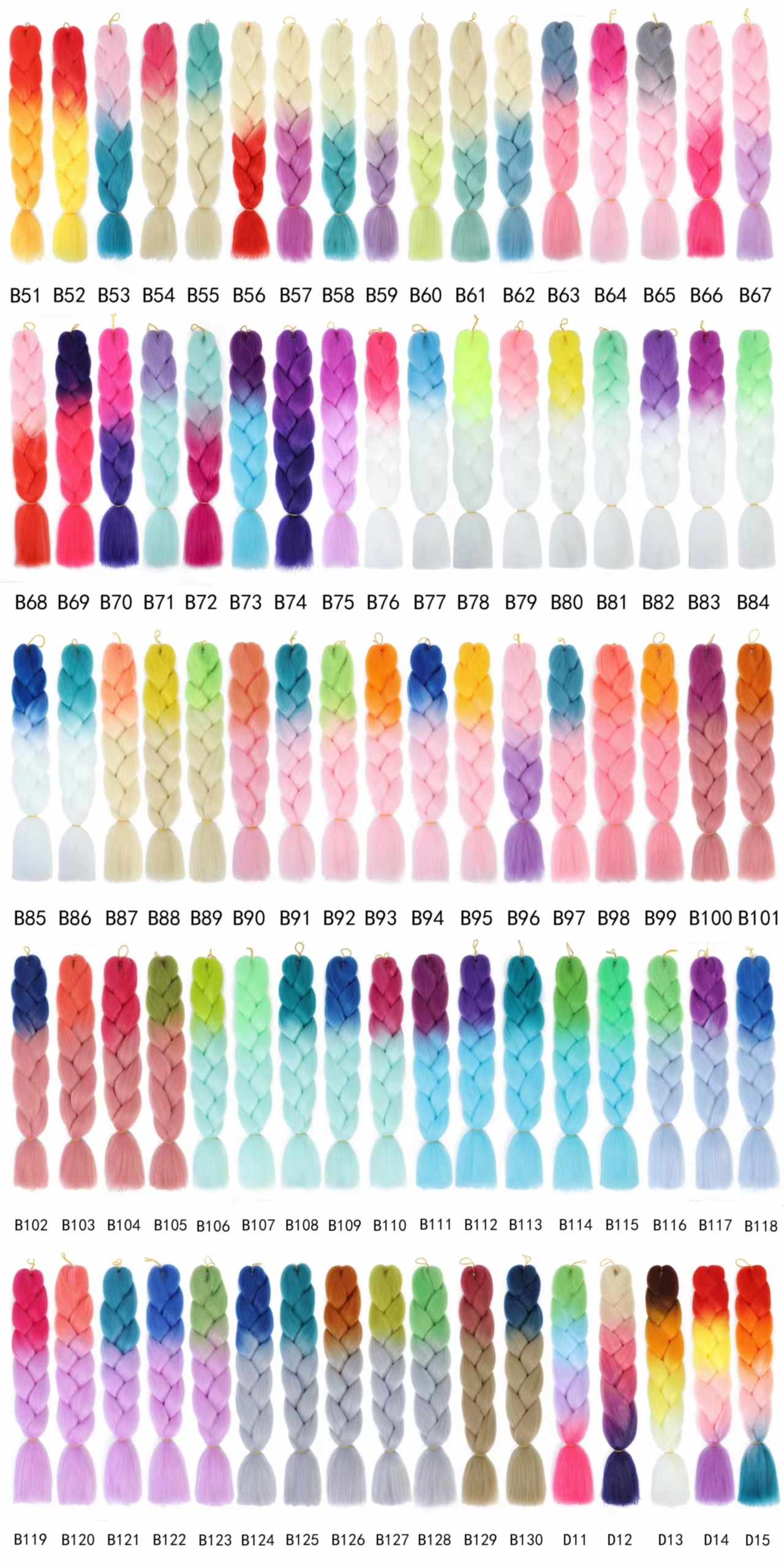 Ombre color