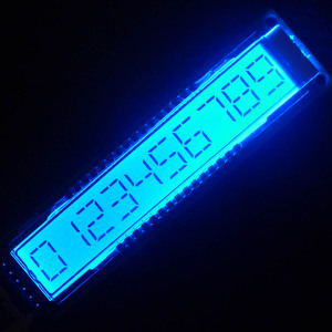 DM8BA10 LCD-Modul blauer Bildschirm 10-Bit 16-Segment-LCD-Display-Modul Panel DM8BA10 DC 5V TM1622 Chip - Product Image 2
