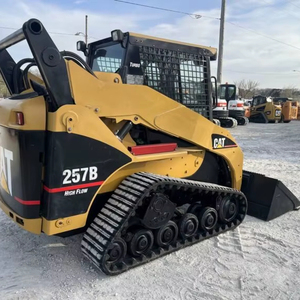 2022 Caterpillar 257B Turbo dizel parça kızak nokta dönüşlü yükleyici <span class=keywords><strong>66</strong></span> <span class=keywords><strong>HP</strong></span> 3,200 saat 1 Ton paletli için kullanılan Pilot el kontrolleri
