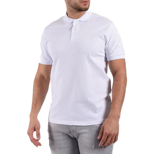 Camisa polo de manga curta cilíndrica reta com bordado de cor pura, camisa polo personalizada de moda de golfe com logotipo personalizado, mais recente por atacado