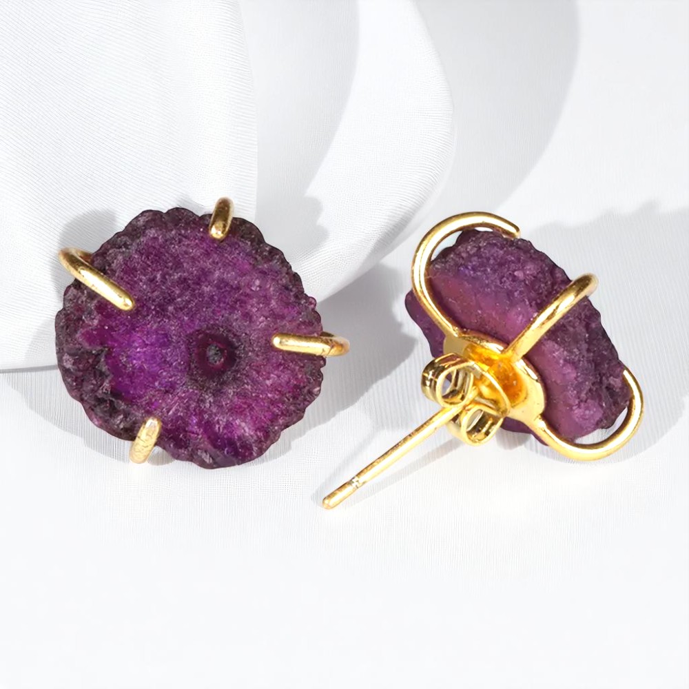 ดรูซี่ควอตซ์แสงอาทิตย์สีม่วง