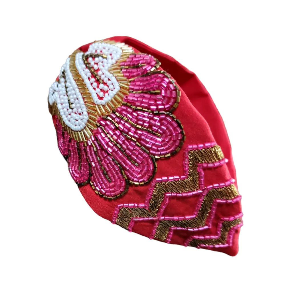 Elegante Alta Qualidade Bordados Handmade Hairband para Crianças e mulheres a Preço de Atacado de Melhor Exportador Indiano