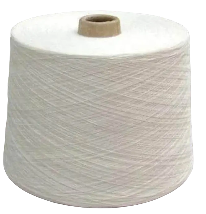 Filato ad anello in cotone compatto pettinato 100% bianco grezzo di vendita diretta dei produttori per maglieria e tessitura
