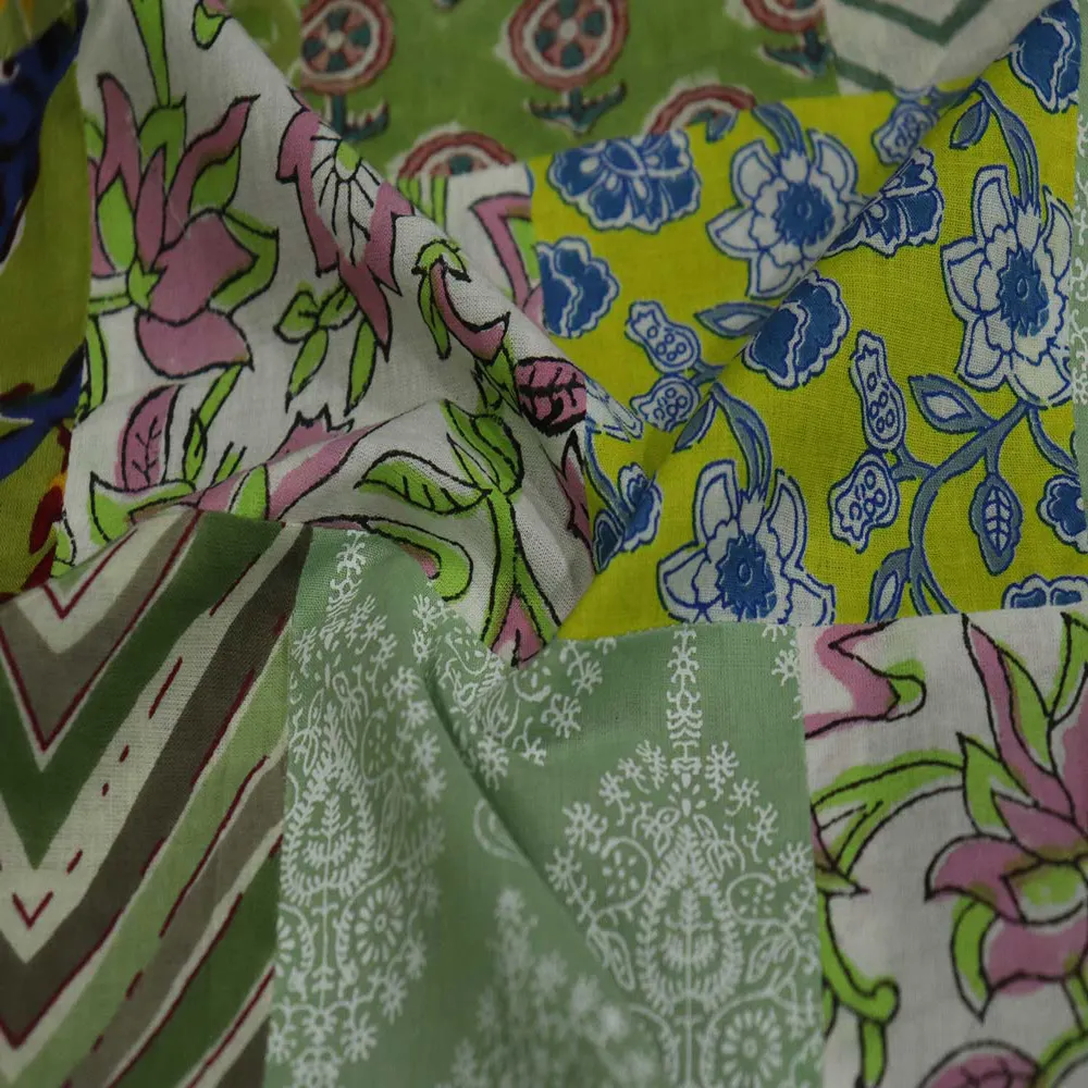 Madras 원사 염색 코튼 패치 워크 드레스 셔츠 코트 인쇄 직물