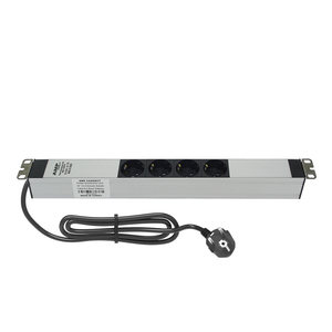 19 inch 4 cách 1U Đức Schuko PDU Rack mount nhôm Đơn vị phân phối điện - Product Image 1