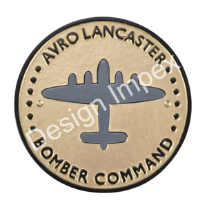 Wholesale Supply Metal Sign Vintage Look AVRO LANCASTER BOMBER COMMAND Cast Iron RAF Sign Decorative Wall Sign Low Prices - Product Image 1
