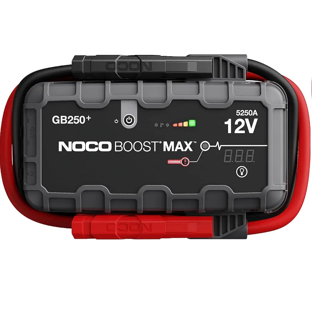 Scatola di avviamento portatile per salto al litio UltraSafe da 12 Volt NOCO Boost Max GB250 5250 Amp