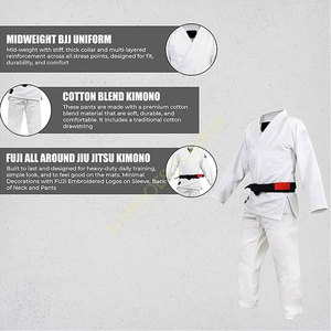 โมเดลใหม่ BJJ GI ออกแบบได้ตามต้องการ Jiu Jitsu kimono ออกแบบเองได้สำหรับ BJJ GI รุ่นใหม่ล่าสุด Kingz - Product Image 3