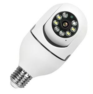 2024 1080P WiFi E27 Lampe IP-Kamera Farbe Nachtsicht Auto Tracking PTZ Sicherheit CCTV Video Bulb Kamera - Product Image 1