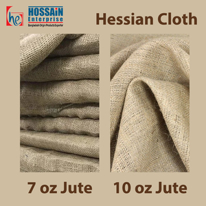 Top Grade Jute Hessian Woven Fabric <strong>Cloths</strong> Customized Colored Bleached and Laminated for Packing and Multi Purpose Uses - Product Image 4