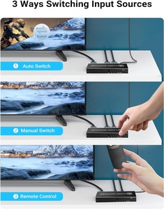 SY 8K HDMI 2,1 TV Monitor 3 3 en 1 salida 3 puertos 3x1 interruptor mezclador con Control remoto IR para Nintendo HDMI 2,1 Switcher - Product Image 3