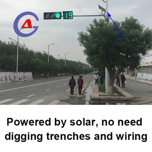 2 Way Traffic свет Зебра пешеходного перехода системы PLC удобная программа беспроводной пешеходный контроллер - Product Image 5