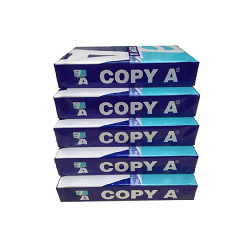 Acquista carta da stampa per copie A4 di alta qualità 70gsm 75gsm 80gsm stampante carta bianca per ufficio