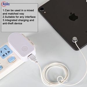 Alarma de cable de seguridad antipérdida para computadora portátil 2 en 1 para biblioteca, tienda minorista, Seguridad ANTIRROBO AnAn - Product Image 2
