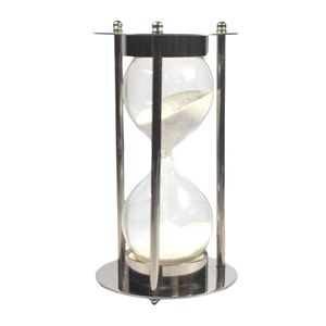 Estetico e Moderno Timer Sabbia Timer Clessidra Elegante e funzionale per la scrivania da ufficio pezzo di vetro durevole regalo perfetto - Product Image 6