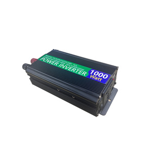 Inversor de corriente monofásico de 1000 vatios de alta eficiencia de fábrica china 12V 220V Tres enchufes Salida USB Inversor de alto rendimiento - Product Image 1