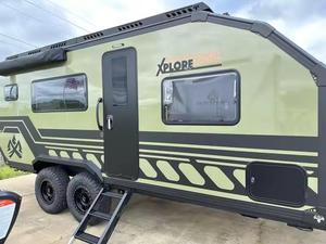 批发价舒适定制轻型野营房车微型家用拖车 - Product Image 3