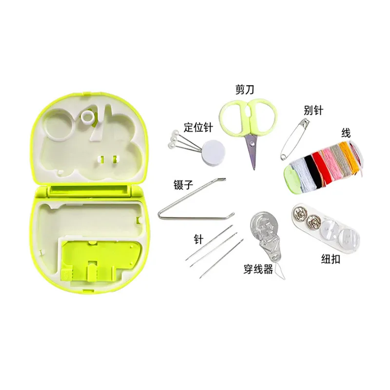 Draagbare Reis Naaiset Diy Naald En Draad Set Met Naaien Accessoires Mini Naaiset Compact Naald En Draad Set