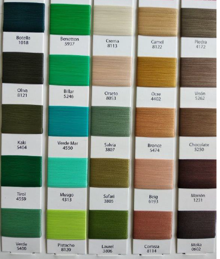 Any color from chart