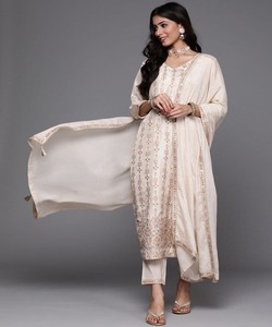 New Trendy Ready Made Cotton Anarkalikurta Sets for Women Girls Indian <strong>Pakistani</strong> With Dupatta Suit - Product Image 3