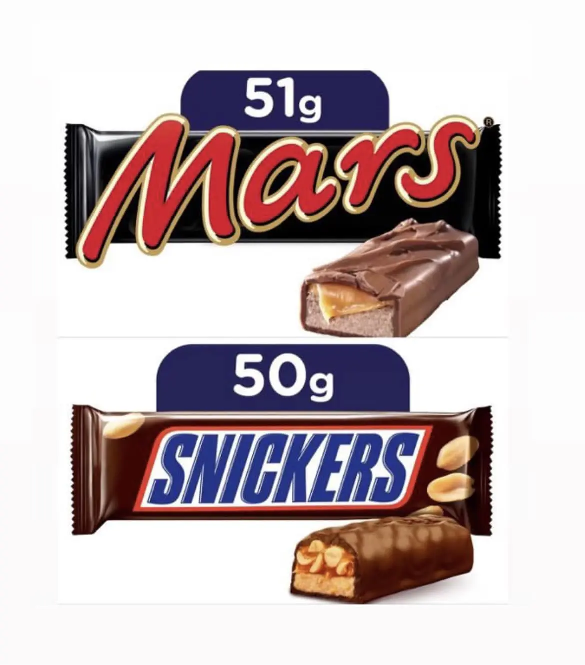 Melhor Qualidade Atacado Mars Candies Confeitaria Chocolates Sweet Mars Chocolate 51gX24 embalagem Do Fabricante